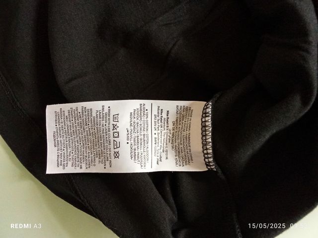 Maglietta Jordan nera tg. 20