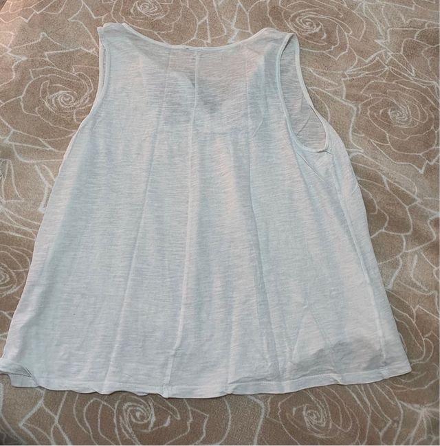 Blusa OVS bianca ricamata tg. unica