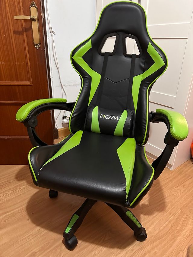 Silla gaming Bagzzia - Verde Negro