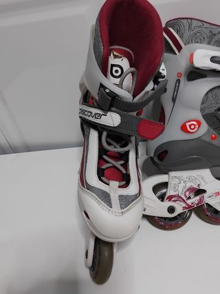 Patines en línea mujer nº 39-40.Usados una vez