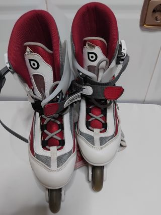 Patines en línea mujer nº 39-40.Usados una vez