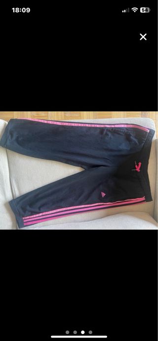 Chaqueta de chándal Adidas T 14 y pantalón pirata