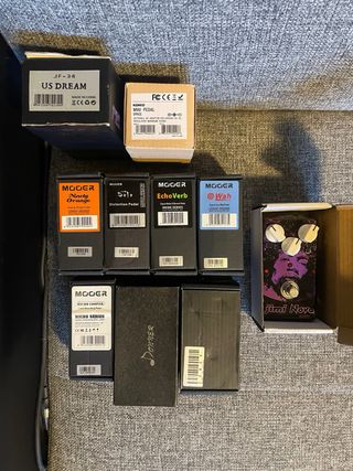 Pedales guitarra Mooer, Nux, Joyo