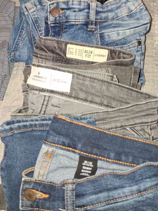 Jeans varios - Azul y Gris