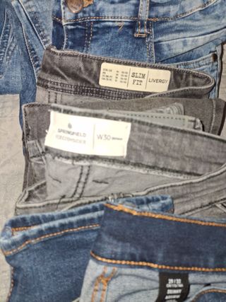 Jeans varios - Azul y Gris