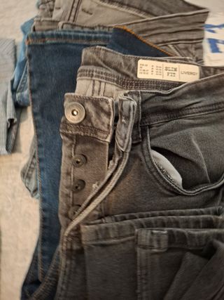 Jeans varios - Azul y Gris
