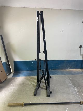Barra olimpica e rack pieghevole Decathlon