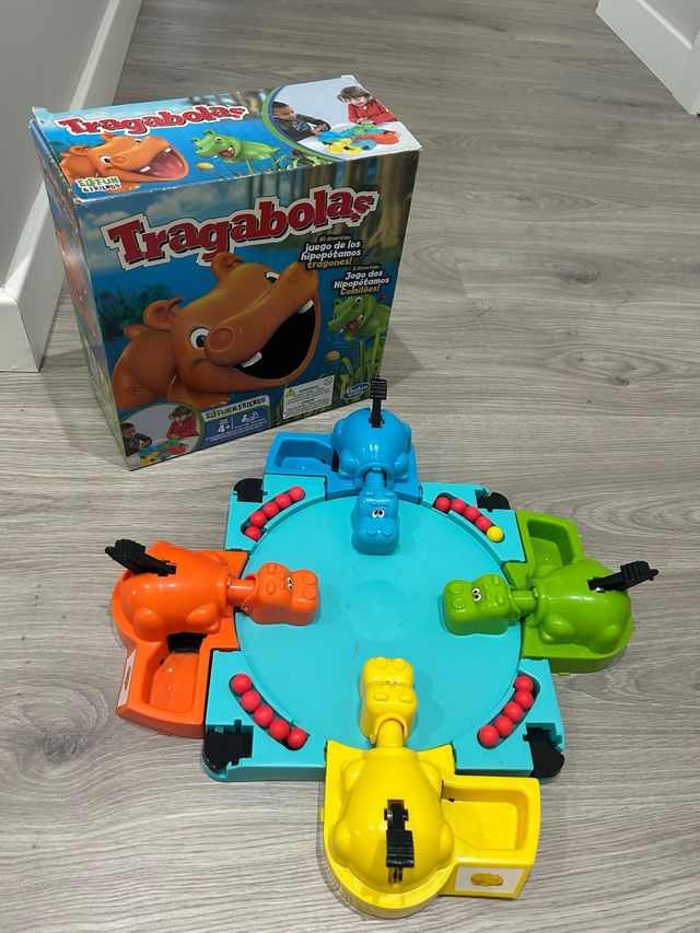 Tragabolas juego hipopótamos