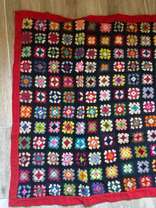 Colcha granny vintage multicolor
