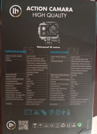 Camara Action High Quality Ih