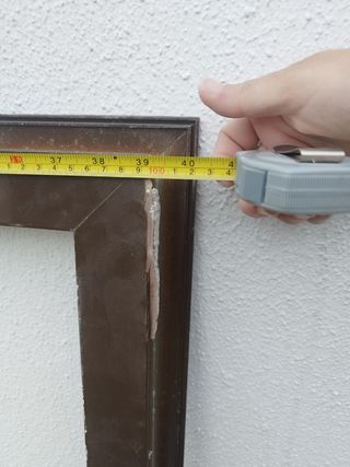 Ventana abatible climalit doble 100x130. Desmontad