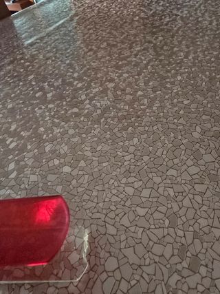 Molletta porta carte vintage rossa