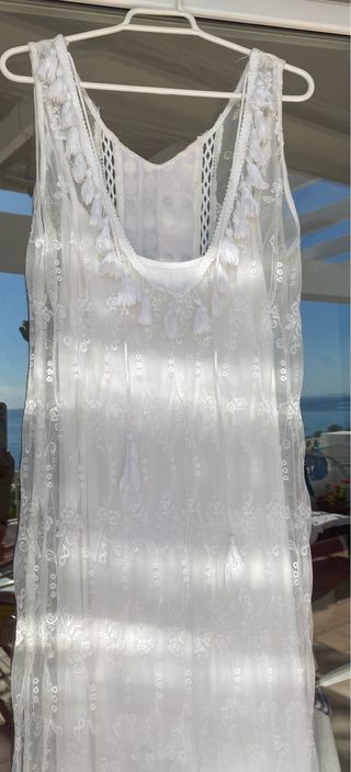 Vestido blanco ibicenco