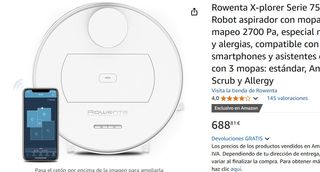 Robot Aspirador Rowenta X-plorer Serie 75 (LEER)