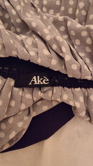 Gonna plissettata nera bianca bimba 13-14 anni