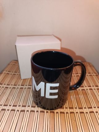 Taza GAME negra cerámica
