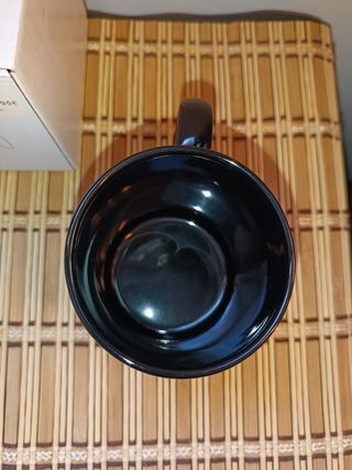 Taza GAME negra cerámica