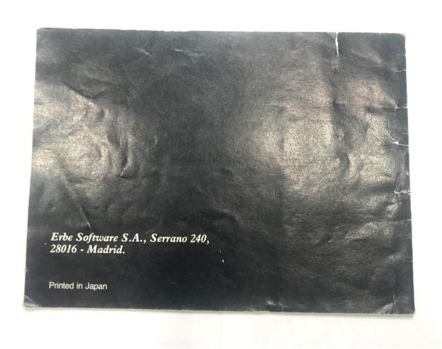 Dragon's Lair Manual Game Boy