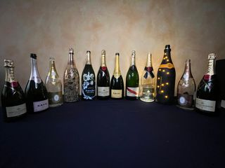 Collezione Bottiglie Champagne vuote