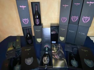 Collezione Bottiglie Champagne vuote