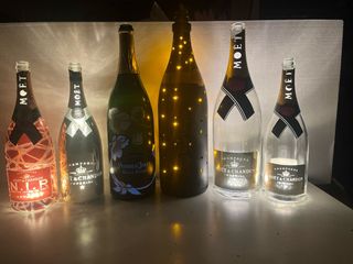 Collezione Bottiglie Champagne vuote