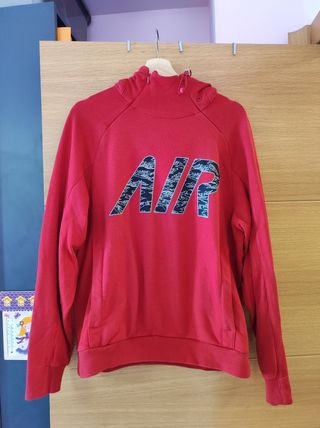 Sudadera Nike roja hombre