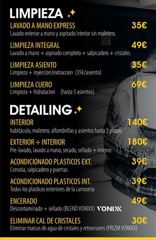 Limpieza integral autos