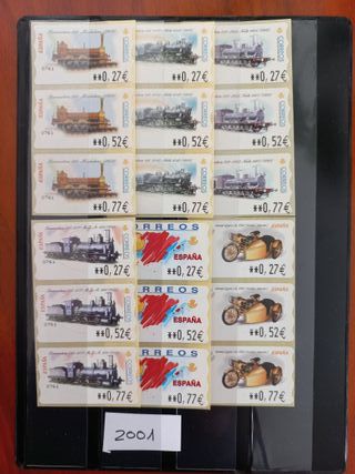 Sellos. ATM's. Año 2001