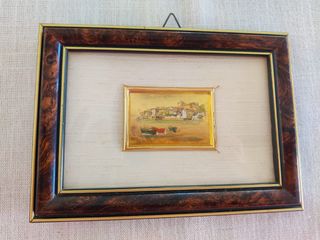 Quadri foglia oro 23kt e 22kt