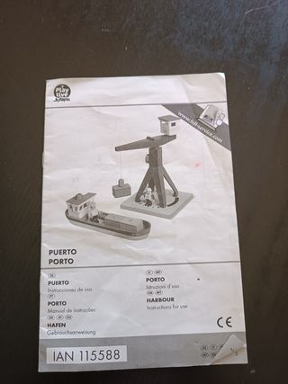 Juego Puerto Madera - Grúa & Barco