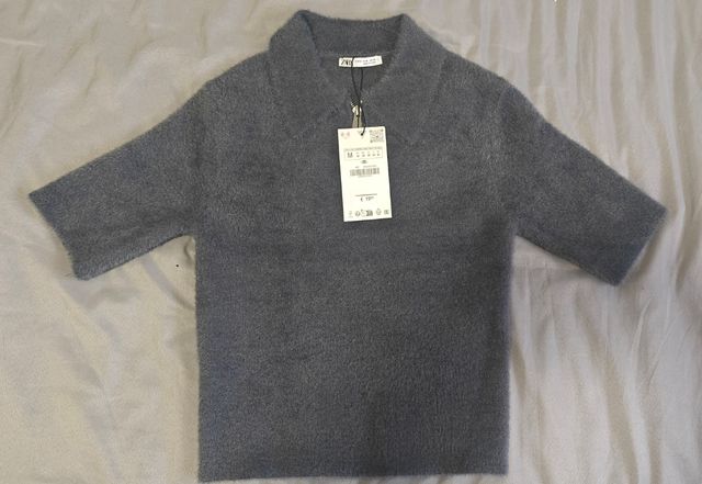 Suéter Zara gris talla M
