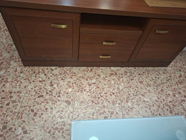 Mueble TV madera maciza