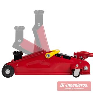 Gato hidráulico de carretilla 2 Toneladas | Elevación 140–340 mm, CE & GS