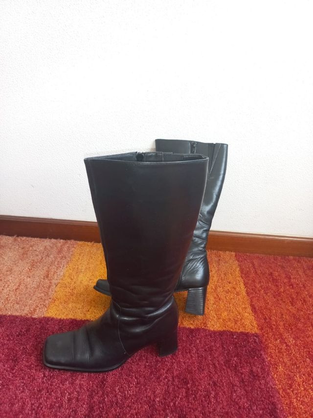 Botas Marrón Mujer Piel