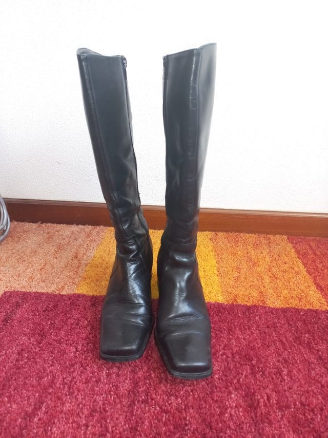 Botas Marrón Mujer Piel