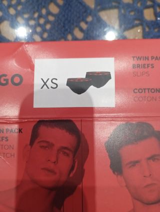 Calzoncillos Hugo Boss XS - Negro/Rojo