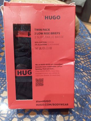 Calzoncillos Hugo Boss XS - Negro/Rojo