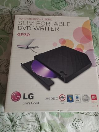DVD Writer LG GP30 Grabadora DVD Portátil