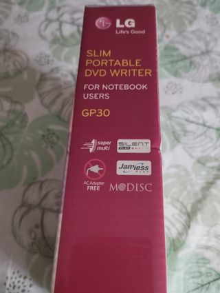DVD Writer LG GP30 Grabadora DVD Portátil