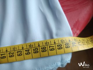 Sottoveste vintage celeste