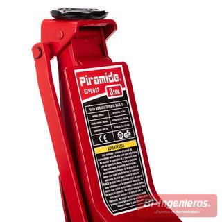 Gato hidráulico profesional de perfil bajo. 3 Toneladas. GTPRO3T