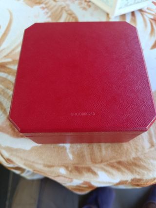 Caja Cartier roja original