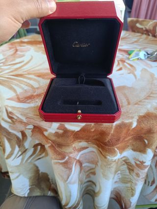 Caja Cartier roja original