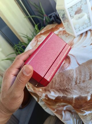 Caja Cartier roja original