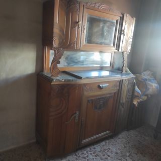 Mueble antiguo salón - restaurar