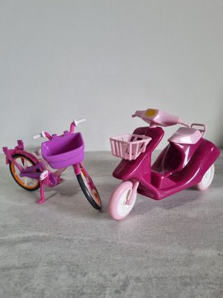 Moto y bici Barriguitas.