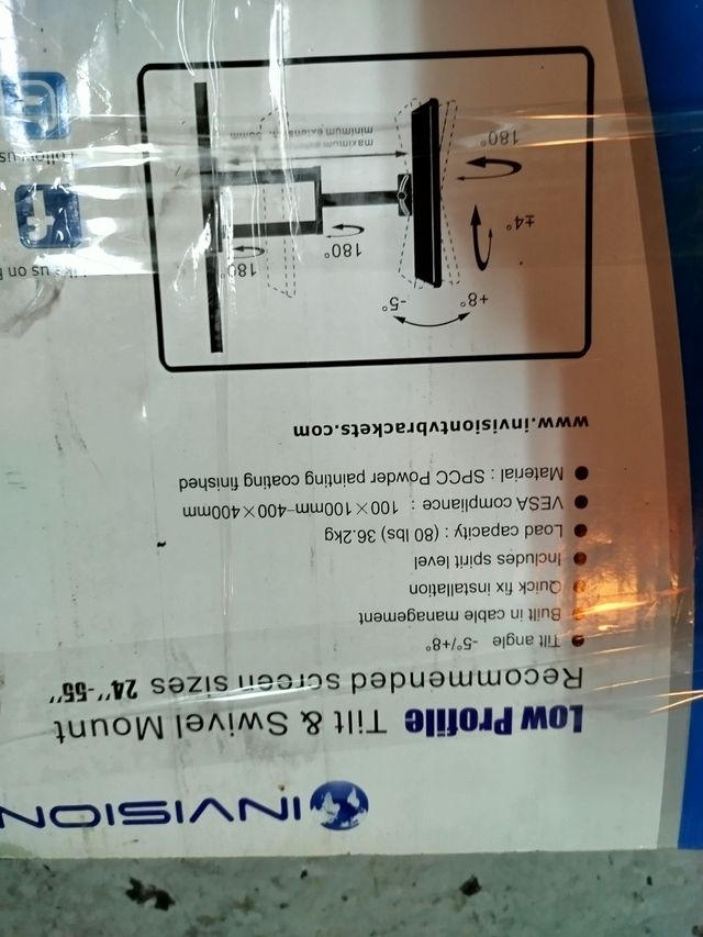 Soporte TV Invision - Tilt & Swivel