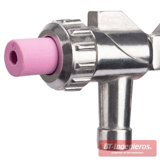 Pistola de chorro de arena neumática con 4 boquillas de cerámica.  (4, 5, 6 y 7 mm.)