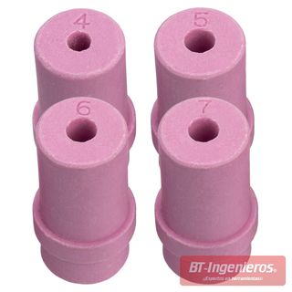 Pistola de chorro de arena neumática con 4 boquillas de cerámica.  (4, 5, 6 y 7 mm.)