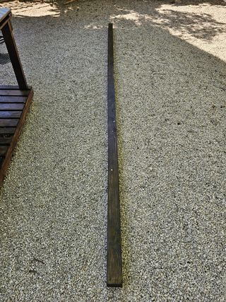 Viga madera pino maciza y barnizada